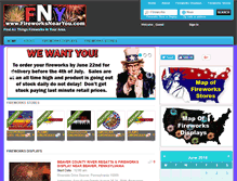 Tablet Screenshot of fireworksnearyou.com